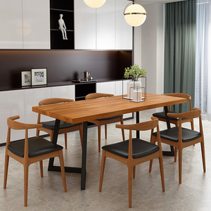 Mesa <span class=keywords><strong>de</strong></span> Comedor Contemporánea <span class=keywords><strong>de</strong></span> Diseño Nuevo y Económico para 6 Personas para Cocina - Product Image 2