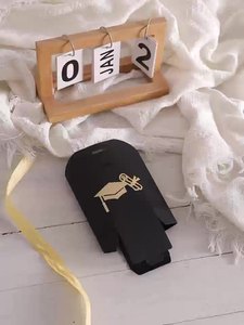 Boîtes d'emballage cadeau exquises en gros pour le Festival de la Lune du Moyen-Orient, boîtes à bonbons pour fêtes sur le thème du château et <span class=keywords><strong>des</strong></span> étoiles - Product Image 2