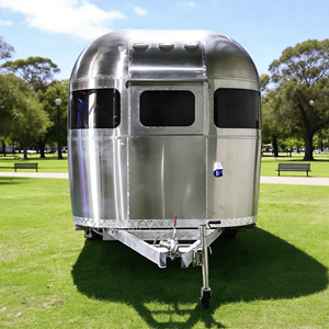 Mobile Snack Truck Street Kiosk Commercial <b>Ice</b> <b>Cream</b> Cart Towable Stainless Steel Food Concession Trailers Candy Chips Rust - Product Image 3