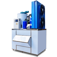 Machine à glace en flocons commerciale à bas prix, fabriquée en Chine, nouvelle génération Emerson 500 kg 1-3 tonnes