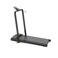 Tapis de course électrique rose esthétique 2-en-1 pliable et portable avec moteur 2,5 CV pour la marche et la course à domicile, idéal pour optimiser l'espace - Vente en gros