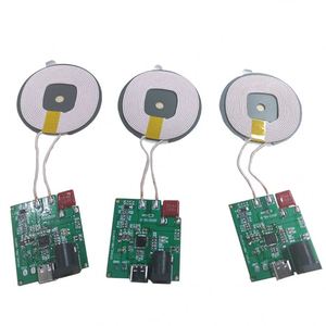 OEM <strong>5W</strong> 7.<strong>5W</strong> 10W 15W qi Wireless Charging Transmitter Qi Receiver PCBA Module Coils Watch Double Receiver For <strong>Apple</strong> Copper - Product Image 2