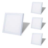 Plafonniers LED commerciaux carrés 22w 1200x300 Dimmable rétroéclairé 60w 2x4 Surface 2x2 Encastré 60x60