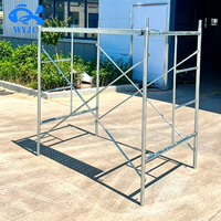 Système de cadre en acier galvanisé moderne, plateforme d'échafaudage mobile de type H, fabricant de Cuplock pour la construction en béton dans les hôtels