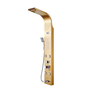 Led moderno baño masaje lluvia vapor <span class=keywords><strong>ducha</strong></span> columna Panel 304 Acero inoxidable inteligente <span class=keywords><strong>ducha</strong></span> grifo conjunto - Product Image 4