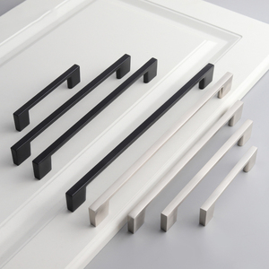 Gagang Kabinet Furnitur Laris Manis, Bahan Aluminium Alloy, Finishing Nikel Brushed, Gagang Tarik untuk Lemari Dapur dan Laci - Product Image 3