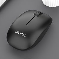 Souris sans fil USB BAJEAL M2 Mini, 1200 DPI, optique 2.4G, 3 boutons, design ergonomique pour les deux mains, compatible ordinateur portable/ordinateur de bureau, garantie 12 mois