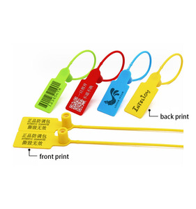 Logo personalizzato con scritta in plastica con sigillo a <span class=keywords><strong>manomissione</strong></span> di plastica con etichetta con chiusura a zip - Product Image 6