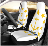 Sarung Jok Mobil Bendera Pennsylvania Grosir, Pelindung Jok Depan Universal, Sarung Jok Bucket Full Wrap untuk Otomotif SUV