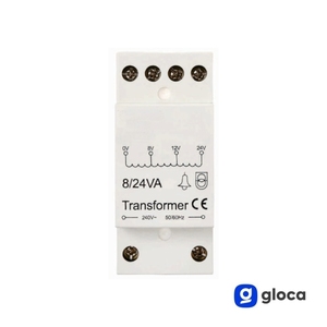 Gloca หม้อแปลง8/24VA 240V 50/60Hz เฟสเดียวราง DIN ใช้อิเล็กทรอนิกส์ - Product Image 3