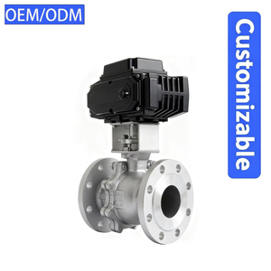 Válvula De Esfera De Aço Inoxidável Elétrico 220V à Prova De Explosão Para Água Válvula De Flange De Aço Carbono De Pressão De Alta Temperatura De Vapor - Product Image 2