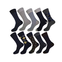 Chaussettes classiques pour hommes Chaussettes anglaises Chaussettes de costume pour hommes Logo personnalisé
