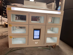 Lemari Pengambilan Makanan Pintar Dua Sisi, Kabinet Loker Elektronik Sistem Bahasa Inggris, Dapat Disesuaikan - Product Image 3