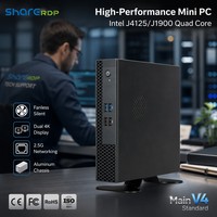 Мини-ПК Sharerdp Custom T100 на базе AMD Ryzen R5-7535HS/7640H с DDR5, напрямую от производителя, для дома и бизнеса (Linux/Win11)