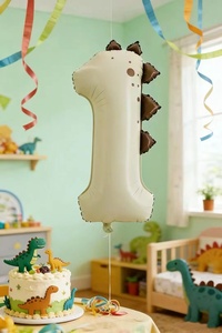 40inch New Design Number Foil <strong>Balloon</strong> for Birthday Party Decoration Dino Number 1 <strong>Balloon</strong> Dino Number <strong>2</strong> <strong>Balloon</strong> - Product Image 2