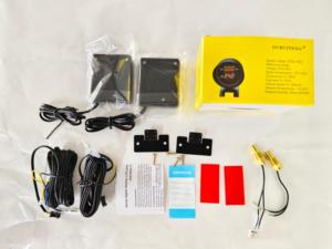Ruiteng มาตรวัดอุณหภูมิน้ำดิจิตอลจอ LCD แบบทวอินวันขนาด52มม. สำหรับ RT-S-C9896แบบสากล - Product Image 5