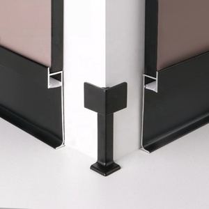 <span class=keywords><strong>Plinthe</strong></span> LED en aluminium de 150 mm avec canal pour bande lumineuse, installation facile, pour hôtels et villas de luxe - Product Image 3