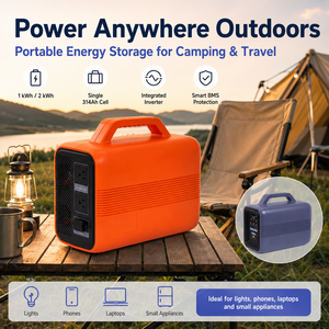 1000Wh 500W Pure Sine Wave Portable <b>Power</b> Station Single Cell Battery Outdoor Camping Solar <b>Power</b> <b>Supply</b> Mini <b>UPS</b> Energy Storage - Product Image 3