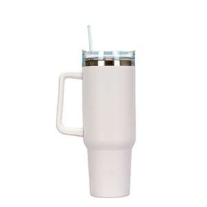 Tumbler en acier inoxydable de 40 oz expédié des États-Unis pour gravure laser personnalisée, poignée flexible, <span class=keywords><strong>mug</strong></span> de voyage pour infirmières, utilisation de l'eau H1.0 - Product Image 2