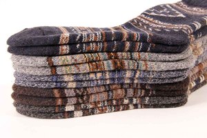 Wholesale High Quality Knitted Fleece <strong>Socks</strong> Winter Thick Merino <strong>100</strong> <strong>Wool</strong> <strong>Socks</strong> Man - Product Image 5