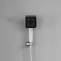 Ensemble de robinetterie de douche à touches de piano, affichage de la température, type bouton, pour salle de bain, vente directe usine
