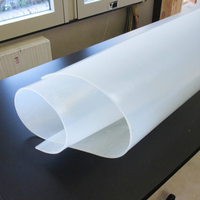 Feuille de caoutchouc silicone pur à 100 % certifiée RoHS et REACH - Tapis en silicone transparent de qualité alimentaire à haute élasticité