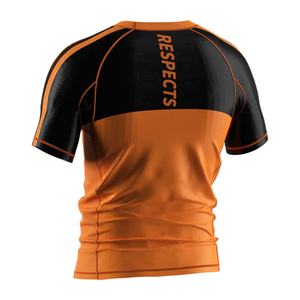 Maillots de compression à séchage rapide personnalisés Nogi Jiu Jitsu MMA pour hommes, vêtements de fitness sublimés à manches courtes - Product Image 6