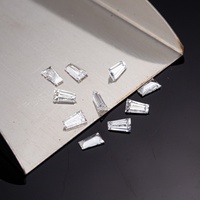 Toptan Gevşek Laboratuvarda Üretilmiş Elmas DEF/VS 1.25x2x3mm~2x3x6mm Konik Baget Kesim Mele Laboratuvarda Yetiştirilmiş Elmas