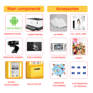 Giornale da stampa Laser con controllo remoto per chiosco fotografico Self service commerciale - Product Image 2