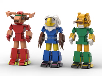 Ensemble de blocs de construction en plastique MOC BRICK sur le thème de l'architecture personnalisée de terrain de football, pour exposition créative et cadeaux originaux pour joueurs
