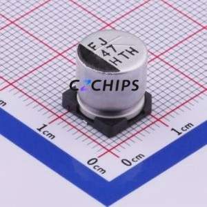 Condensador Electrolítico de Aluminio SMD 50THV47M10X10.5, D10xL10.5mm 47uF 20% 50V 350mA-100kHz - Product Image 1