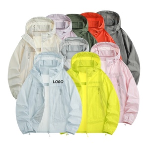 Logo personnalisé randonnée en plein air hommes imperméable sport <span class=keywords><strong>pluie</strong></span> <span class=keywords><strong>veste</strong></span> de course léger coupe-vent golf <span class=keywords><strong>cyclisme</strong></span> unisexe capuche vestes - Product Image 2