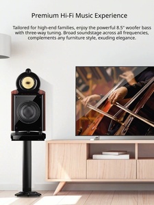 Paire d'enceintes passives Nautilus en bois massif NPS-01 <span class=keywords><strong>DM8</strong></span>, enceintes audiophiles Hi-Fi pour la maison, haute fidélité - Product Image 1