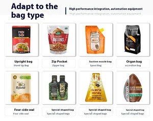 Tự Động Chất Lỏng Máy Đóng Gói Thực Phẩm Dễ Dàng Hoạt Động Tự Đứng <span class=keywords><strong>Doypack</strong></span> Pouch Nhựa Cho Sữa Chua Nước Trái Cây Làm Đầy Cho Túi - Product Image 4
