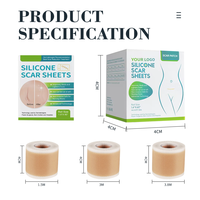 Bande et patchs de suppression des cicatrices en silicone souple de qualité médicale, resserrant et raffermissant, couleur nude pour les cicatrices anciennes et récentes