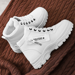 <span class=keywords><strong>Stivali</strong></span> Invernali da <span class=keywords><strong>Donna</strong></span> Antiscivolo <span class=keywords><strong>con</strong></span> Fodera in Pelliccia, Caldi Stivaletti da Neve e Trekking <span class=keywords><strong>con</strong></span> Suola Spessa - Product Image 3