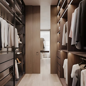 Nuevo Armario Abierto Ligero con Barra Independiente para Colgar Pantalones, Ideal para Casas de Alquiler y Áreas de Vestir Temporales - Product Image 2