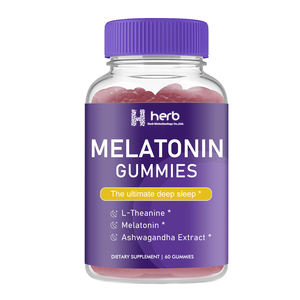 Gummies de mélatonine bio sans sucre, marque privée OEM/ODM, excellent pour favoriser le sommeil - Product Image 1