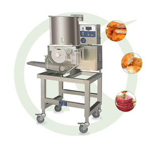Tự động Mini ngang cá thịt bò Burger patty cốm đúc hình thành ép hình thành máy làm bánh thịt - Product Image 1