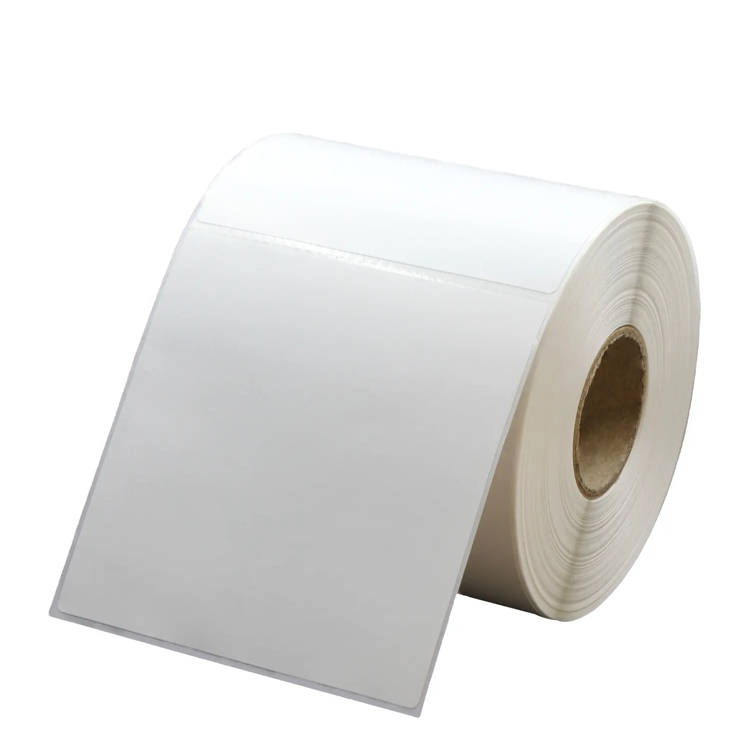 Etichetta adesiva adesiva termica di 300 fogli per rotolo adesivo autoadesivo sfuso perforato compatibile per stampante