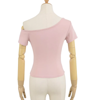 CROP TOP COURT D'ÉTÉ À ÉPAULES DÉCOULÉES Runwaylover