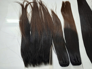 Vente en gros 100% pleine cuticule Double dessiné Remy cheveux humains kératine brun pointe couleur Extensions de cheveux - Product Image 6