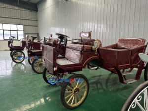 Princess Victorian High Quality Wedding Horse Drawn Wagon Tourism Horse Carriage Playground Sightseeing Carriage for Sale - Product Image 6