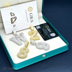 Colgante de letra inicial encanto número COLLAR COLGANTE joyería de moda colgantes encantos Hip Hop Rock regalo para Mujeres Hombres Hipster - Product Image 5