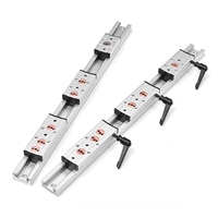 Guide linéaire en aluminium à double axe construit CNC Sgr10 Sgr15 Sgr20 Sgr25 bloc coulissant de verrouillage nouvel état composants de noyau de roulement