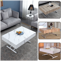 Instahot — table de salle à manger à monter, 3 en 1, pour gagner de l'espace, meuble de salon