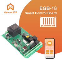 Motor WiFi EGB-18 para Puerta Corredera, Placa de Control Remoto para Puerta Corredera, Motor Inalámbrico con WiFi para Abrir Puertas Correderas