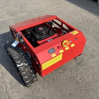 2026 Nieuwe Elektrische DIY 550 800 1000 1200 Fabrieksdirecte levering op afstand bestuurbare rupsrobot grasmaaier CE EPA EURO5 Aanbieding
