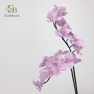 Orchidea Artificiale di Lusso Personalizzata a 7 Teste, Effetto Realistico, Phalaenopsis Rosa Blu Viola - Product Image 5