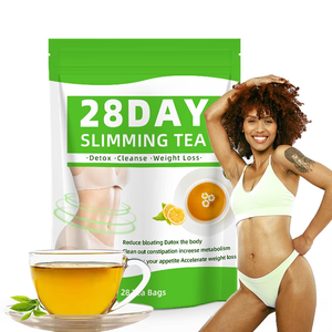 Té Adelgazante Rápido 2026, Detox de 28 Días, Caja Verde Personalizada, Té Orgánico para Bajar de Peso para Adultos, 3 Años, Marca Privada - Product Image 1